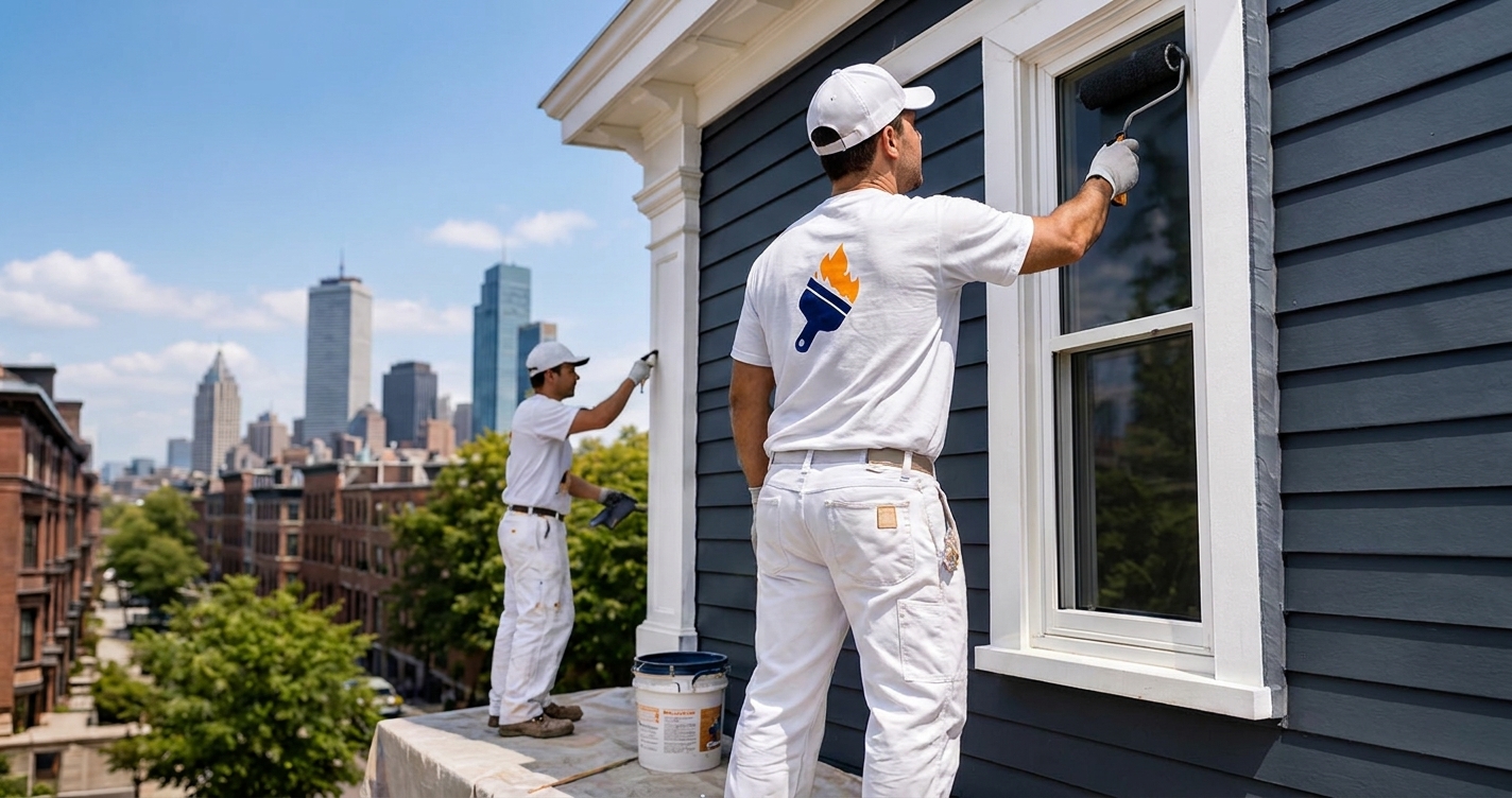 F & M Painting Co. painting project in Boston